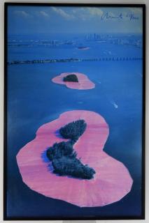 Appraisal: Christo Surrounded Island Signed Lithograph BULGARIA MOROCCO b A limited