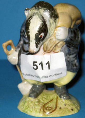 Appraisal: Beswick Beatrix Potter Figure Tommy Brock BP First Version Spade