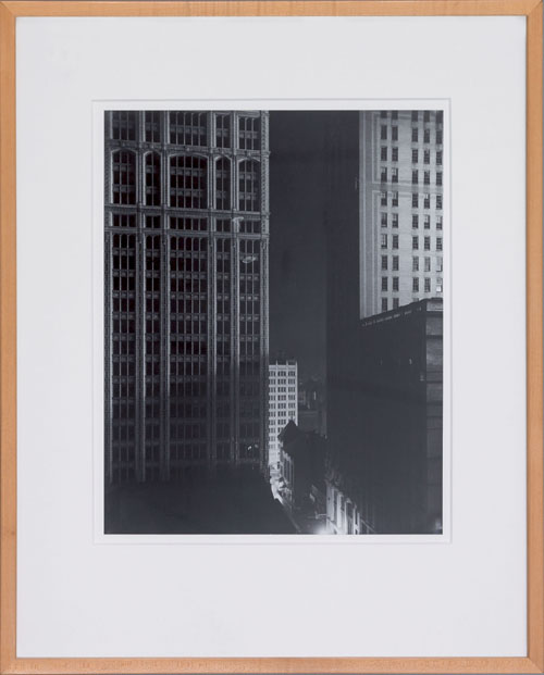 Appraisal: Edward Jean Steichen American - silver print titled Sunday Night