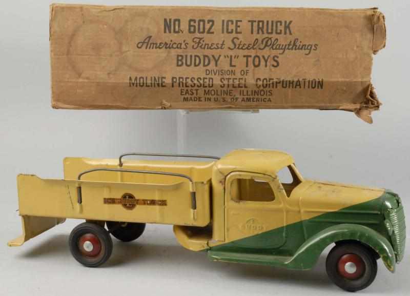 Appraisal: Lot of Pressed Steel Buddy L Truck Toys Description Includes