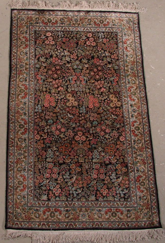 Appraisal: ORIENTAL RUG TURKISH IN GARDEN DESIGN ' x ' Multiple