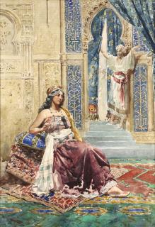 Appraisal: Watercolor Adelchi de Grossi Adelchi de Grossi Italian - Orientalist