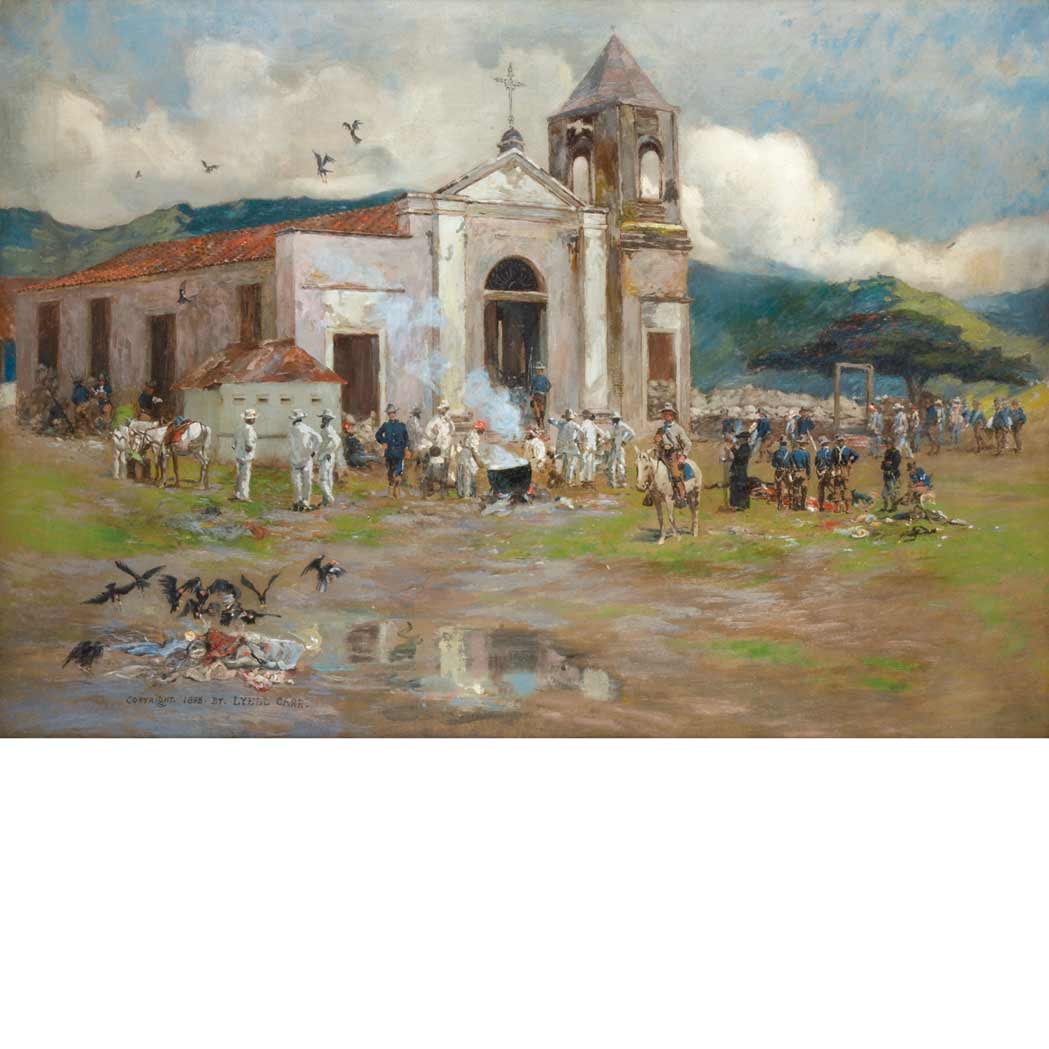 Appraisal: Lyell E Carr American - At the Church of San