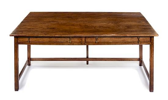 Appraisal: A Georgian Style Drop-Leaf Writing Desk Height x width x