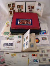 Appraisal: Philately Three albums of mainly unused stamps one Israeli one