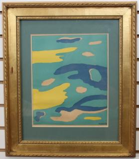 Appraisal: Water After F Leger Lithograph Water F Leger Lithograph Signed