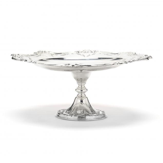 Appraisal: GORHAM CHANTILLY STERLING SILVER CAKE STAND Pattern number round upper