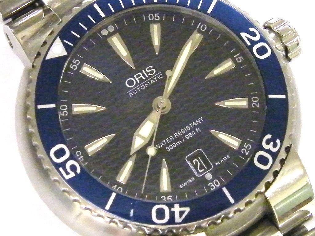 Appraisal: Oris TT Diver's stainless steel gentleman's wristwatch model MB blue