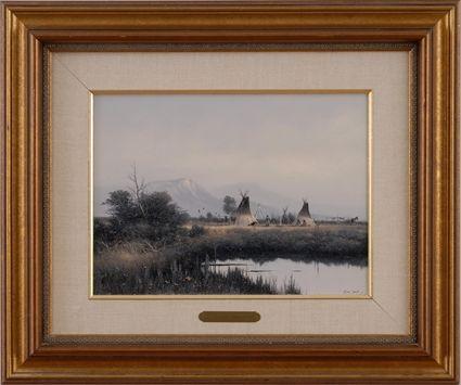 Appraisal: GENE SPECK b MISTY SKY'S Oil on masonite x in