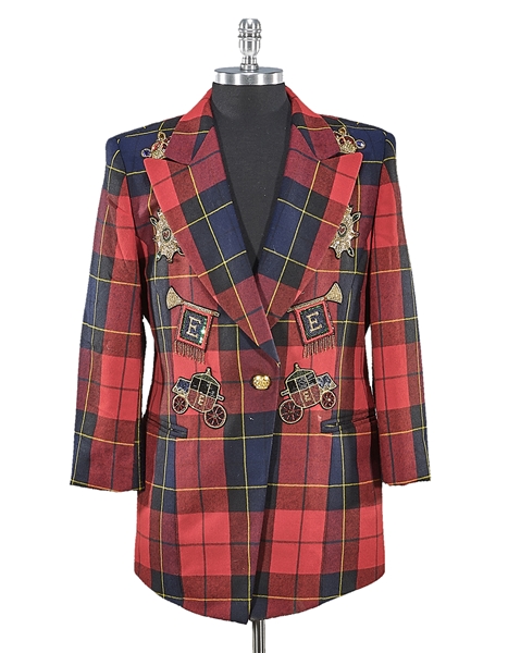 Appraisal: Three women's evening jackets by Escada Couture including one tartan-like