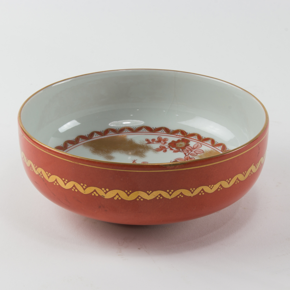 Appraisal: JAPANESE KUTANI BOWL Japanese kutani bowl the exterior covered in