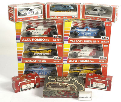 Appraisal: Polistil group of Cars - th scale Racing Cars Renault