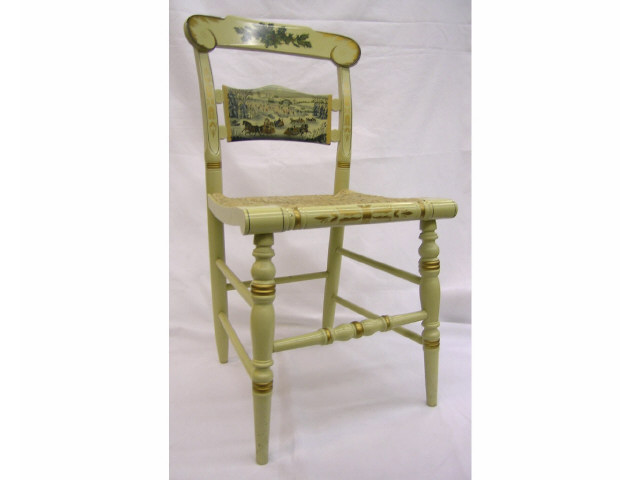 Appraisal: Hitchcock Chair Company limited edition Christmas chair of