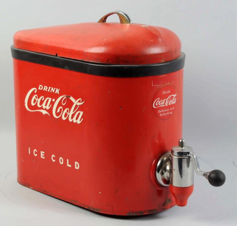 Appraisal: Coca-Cola Countertop Dispenser This Coca-Cola dispenser has fading overall Some