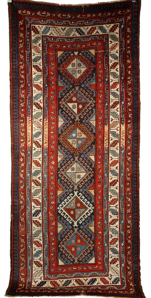 Appraisal: KAZAK RUG - ' x ' - Southwest Caucasus early