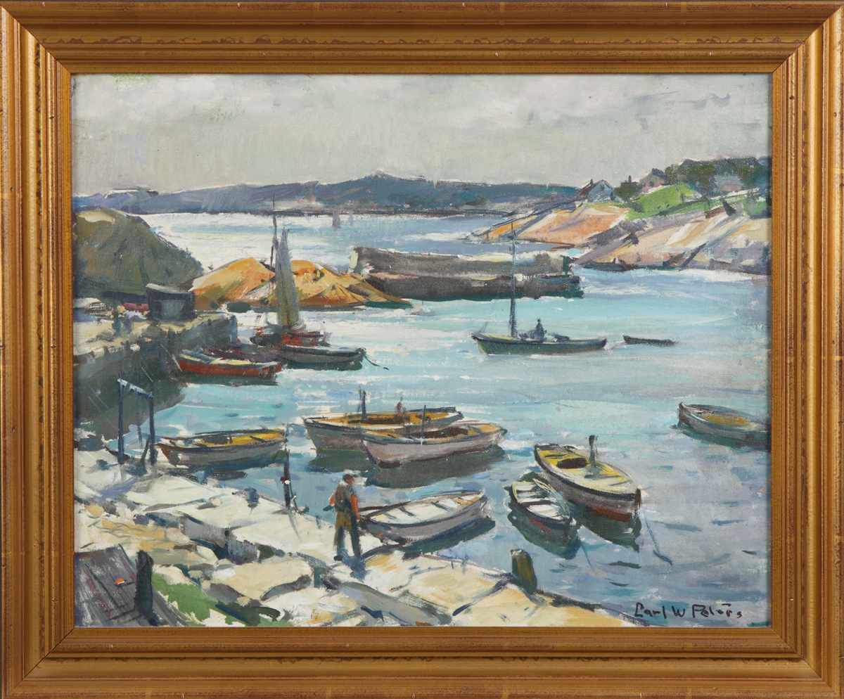 Appraisal: Carl William Peters - ''Pigeon Cove'' Sgn lower right Carl