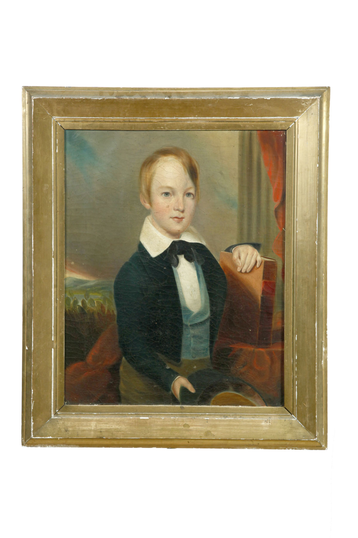 Appraisal: PORTRAIT OF A BOY AMERICAN SCHOOL ND QUARTER- TH CENTURY