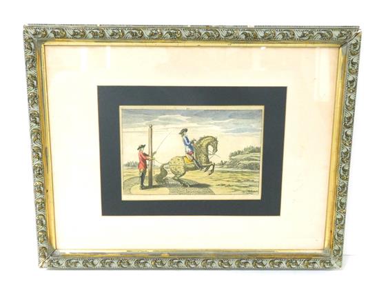 Appraisal: Peter Paul Troschel German c - c hand-colored engraving of