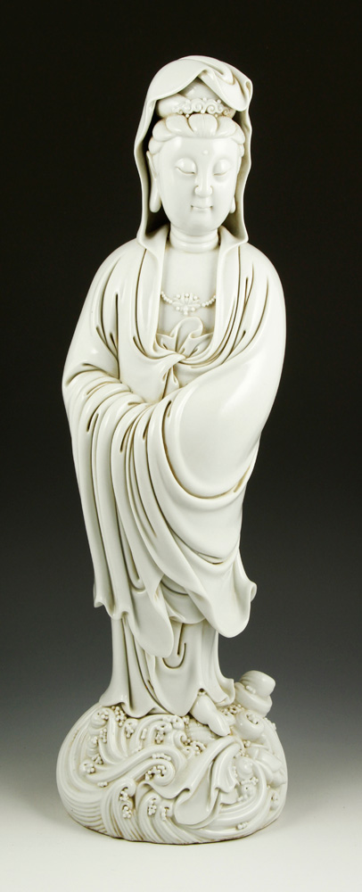 Appraisal: - Blanc De Chine Figure Blanc de chine porcelain figure