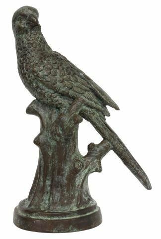 Appraisal: Patinated bronze sculpture Maitland-Smith late th c modeled as a