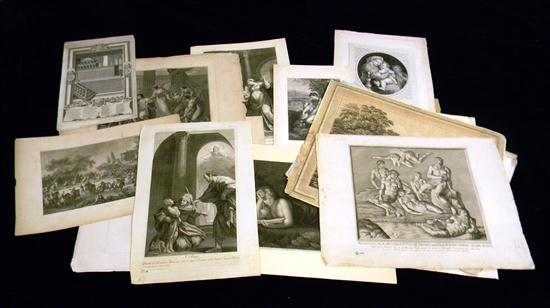 Appraisal: A large collection of Old Master and th C prints