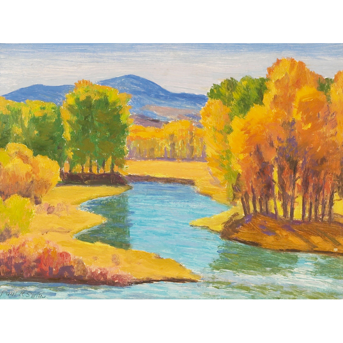 Appraisal: Paul Kauver Smith American - Autumn on the White River