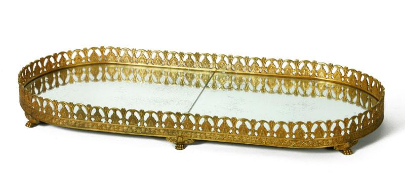 Appraisal: - th C French Gilt Bronze Centerpiece th Century French