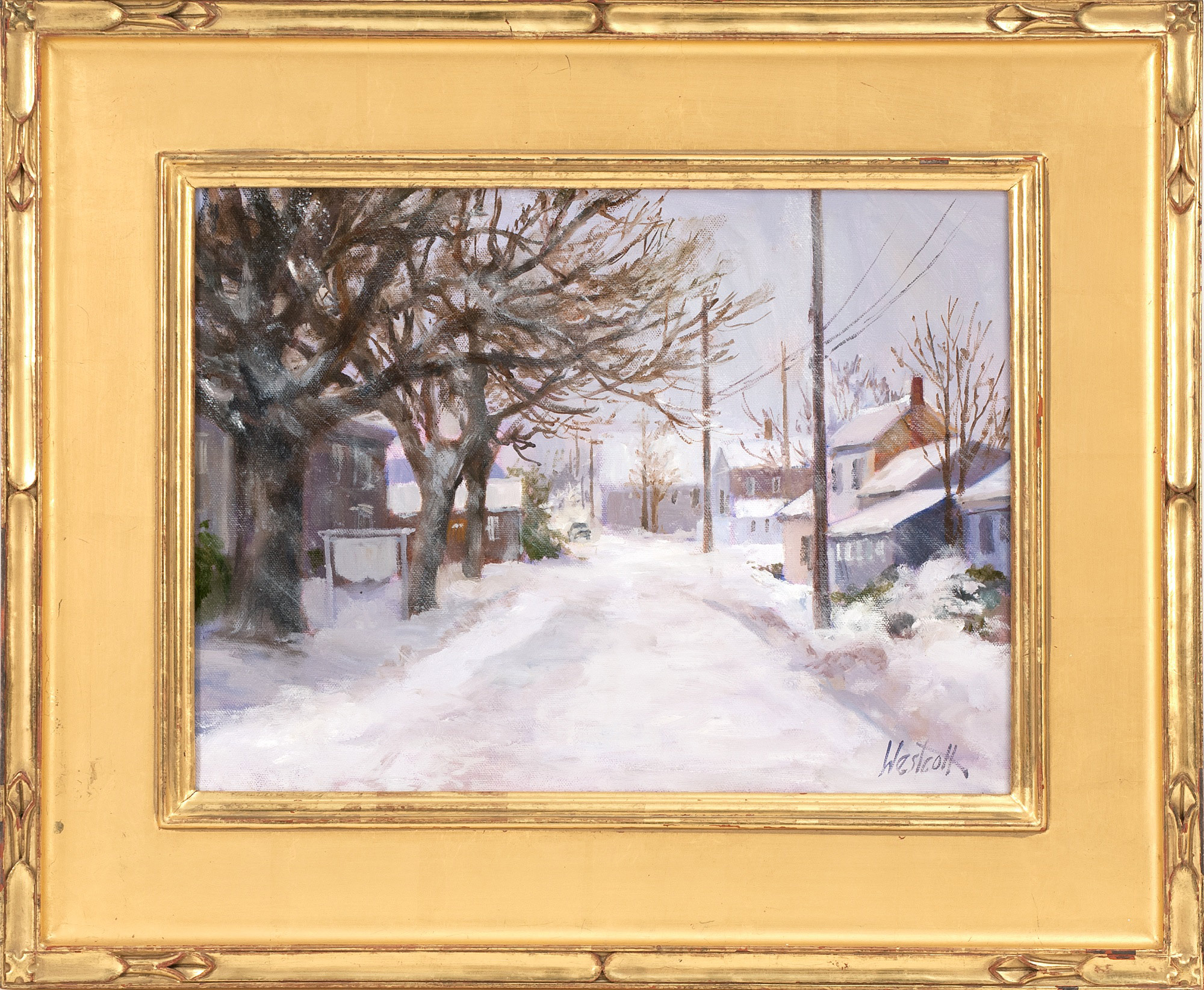 Appraisal: CAROL WHORF WESTCOTTAmerican - February Commercial Street Provincetown Massachusetts Signed