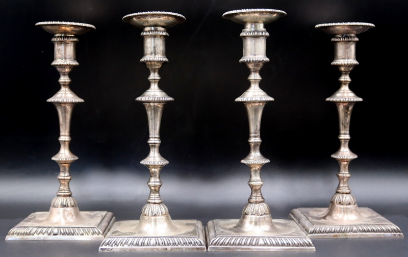 Appraisal: SILVER PRILL SILVER CO STERLING CANDLESTICKS Set of Prill Silver