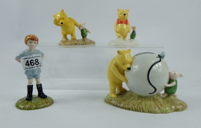 Appraisal: Royal Doulton Winnie the Pooh figures to include tableau Pooh's