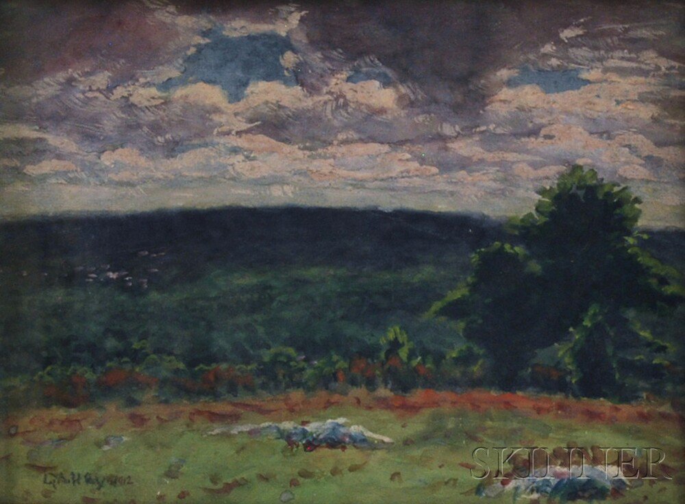 Appraisal: George Arthur Hays American - Pasture Signed and dated G