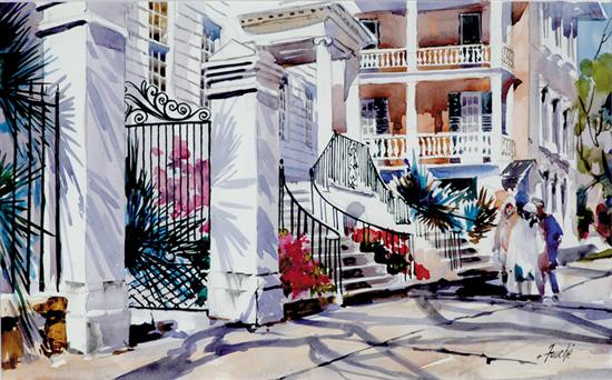 Appraisal: Virginia Fouche Bolton South Carolina - MEETING STREET STEPS CHARLESTON