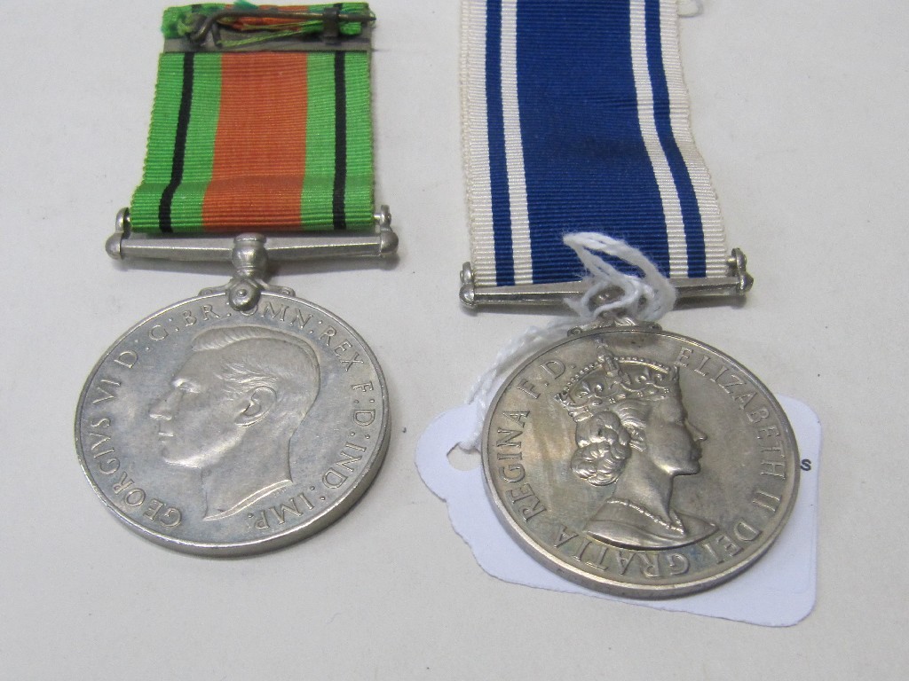 Appraisal: Lot comprising exemplary Police service medal to Constable William C