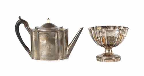 Appraisal: English silver cream pitcher - bearing the touch of Charles