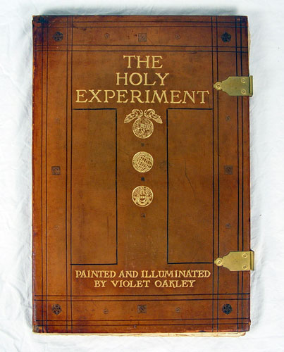 Appraisal: OAKLEY Violet American - ''The Holy Experiment A Message to