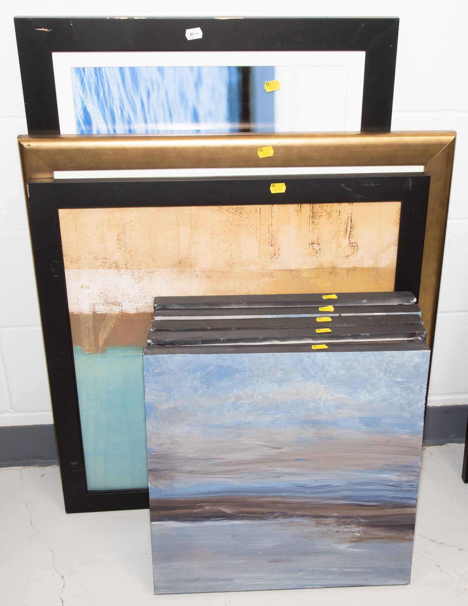 Appraisal: EIGHT FRAMED UNFRAMED ARTWORKS