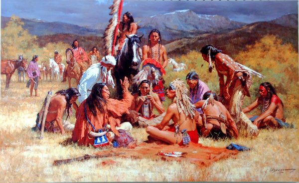 Appraisal: Howard Terpning American - Limited Edition print on fine art