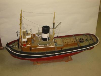 Appraisal: A model of a tugboat Goliath out of Southampton scratch