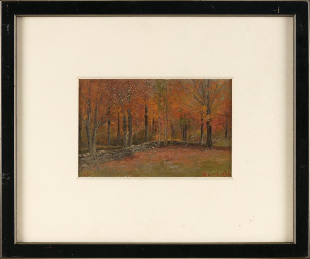 Appraisal: DU BOIS FENELON HASBROUCK NEW YORK - FALL LANDSCAPE OIL