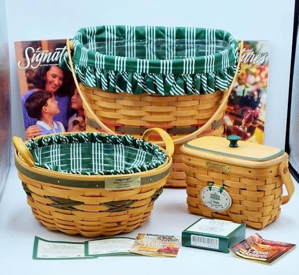 Appraisal: Longaberger Baskets including the Dresden Tour Basket II with Dresden