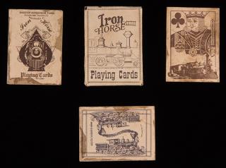 Appraisal: Burnham Parry Williams Co Iron Horse Playing Cards Philadelphia Burnham