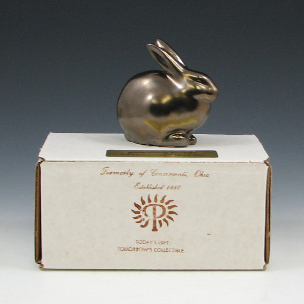 Appraisal: Rookwood Rabbit Paperweight - Mint in Box Present Day Rookwood