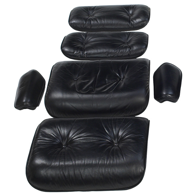 Appraisal: Charles and Ray Eames replacement cushions for chair and ottoman