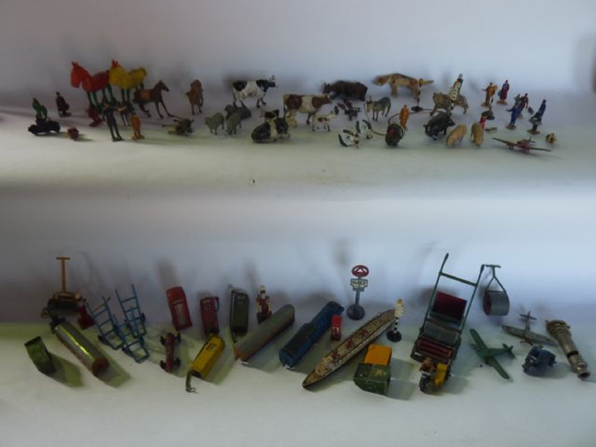 Appraisal: A mixed collection of vintage painted die cast and lead