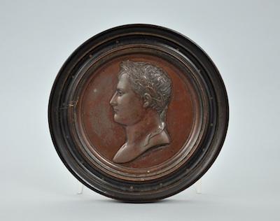 Appraisal: A Portrait Plaque of Napoleon as Emperor After the original