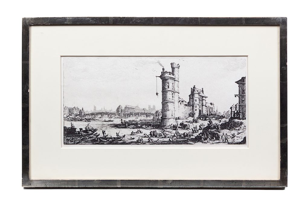 Appraisal: Jacques Callot French - Vue du Pont-Neuf Jacques Callot French