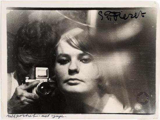 Appraisal: Gerard P Fieret Self Portrait with Inge ca Gelatin silver