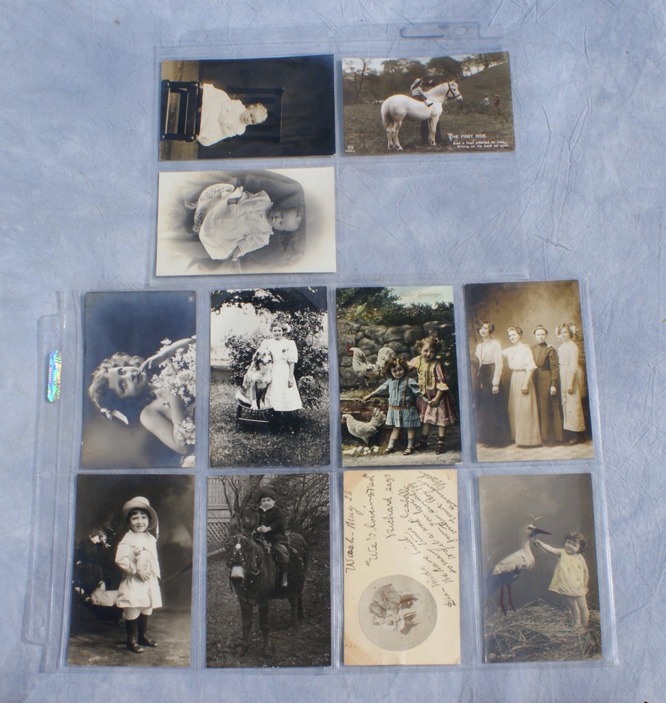 Appraisal: Real Photo Postcards of Portraits and a few others over