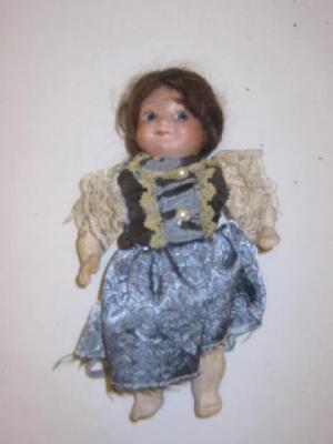 Appraisal: A Walther Sohn bisque head doll with fixed blue googly