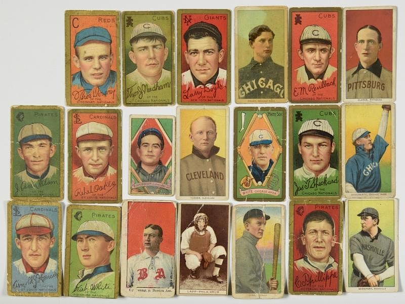 Appraisal: Antique Baseball Cards inc Nashville A group of ungraded antique